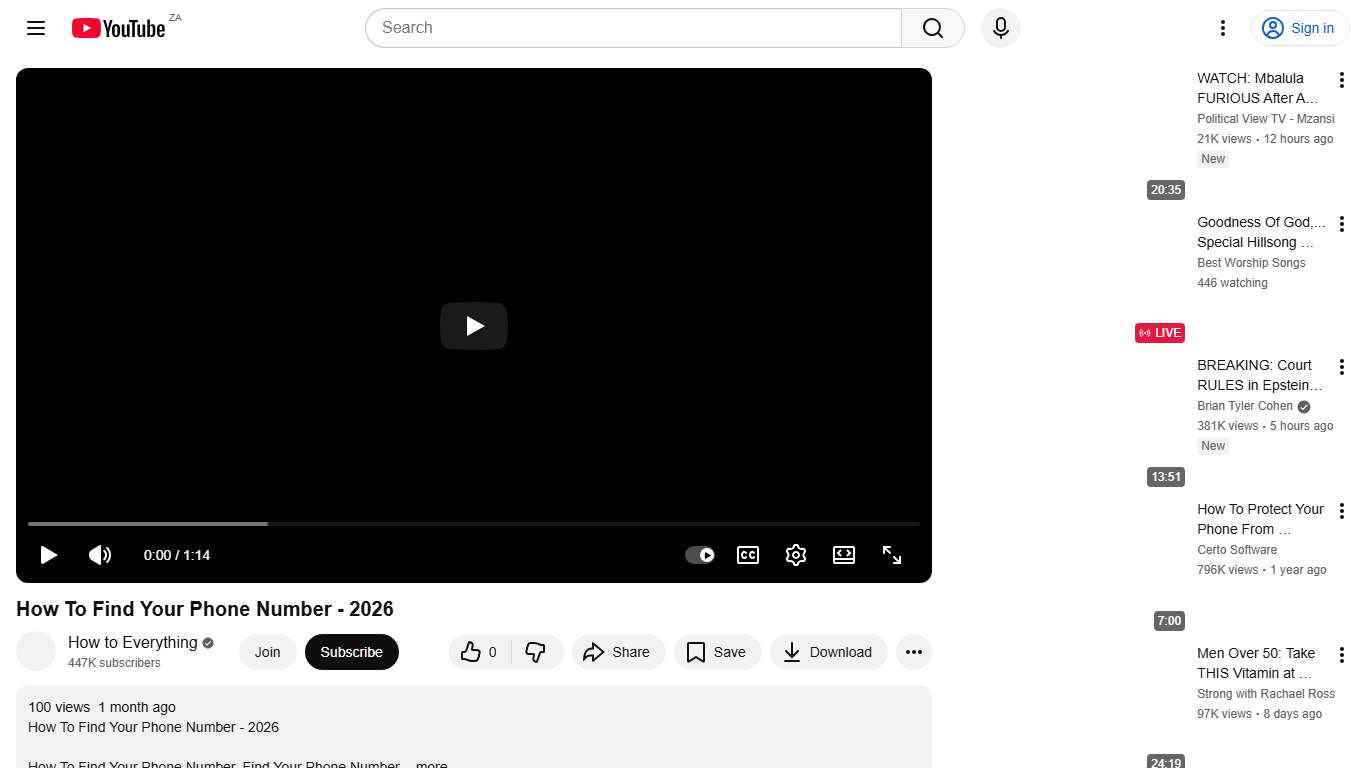 How To Find Your Phone Number - 2026 - YouTube